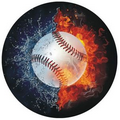 Baseball Flames Mylar Insert - 2"
